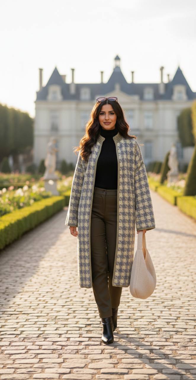 Le Kimono Manteau "Hiver à Fès"